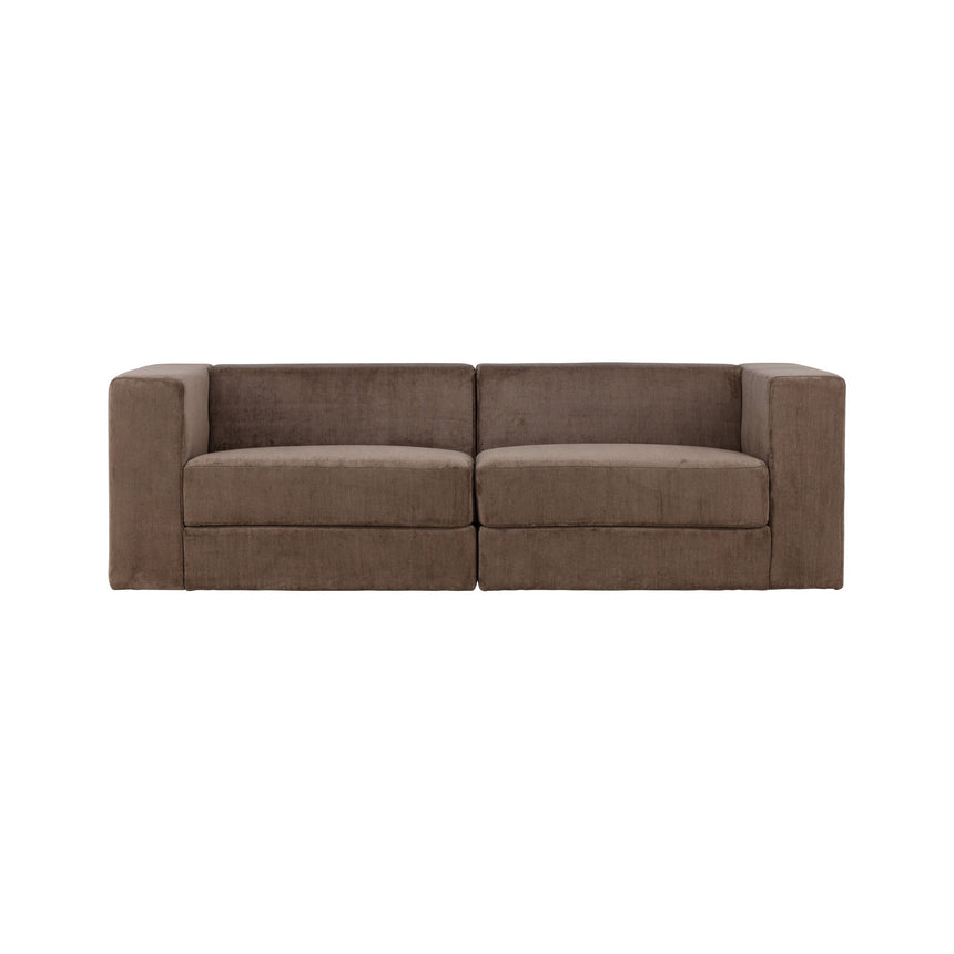 Lumi 3-Sitzer Sofa - Braunes Leinen - ZEN ZONE Furniture
