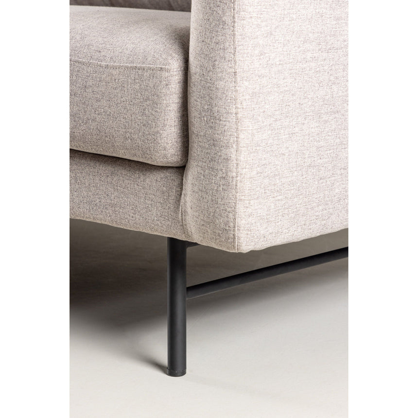 Sky 3-Sitzer Sofa - Braun Melange - ZEN ZONE Furniture