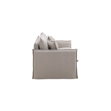Nova 3-Sitzer Sofa - Braunes Leinen - ZEN ZONE Furniture