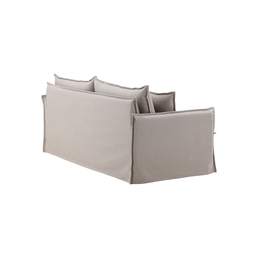 Nova 3-Sitzer Sofa - Braunes Leinen - ZEN ZONE Furniture