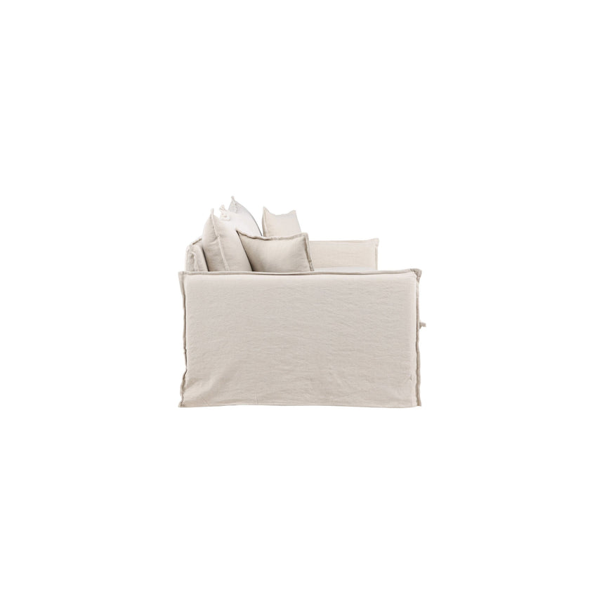 Nova 4-Sitzer Sofa - Beige Leinen - ZEN ZONE Furniture