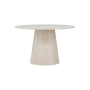 Lanzo Esstisch - Beige Marmoroptik 120 x 120 cm - ZEN ZONE Furniture