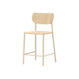 Polly Barhocker mit Rückenlehne - Whitewash / Nature Rope - ZEN ZONE Furniture
