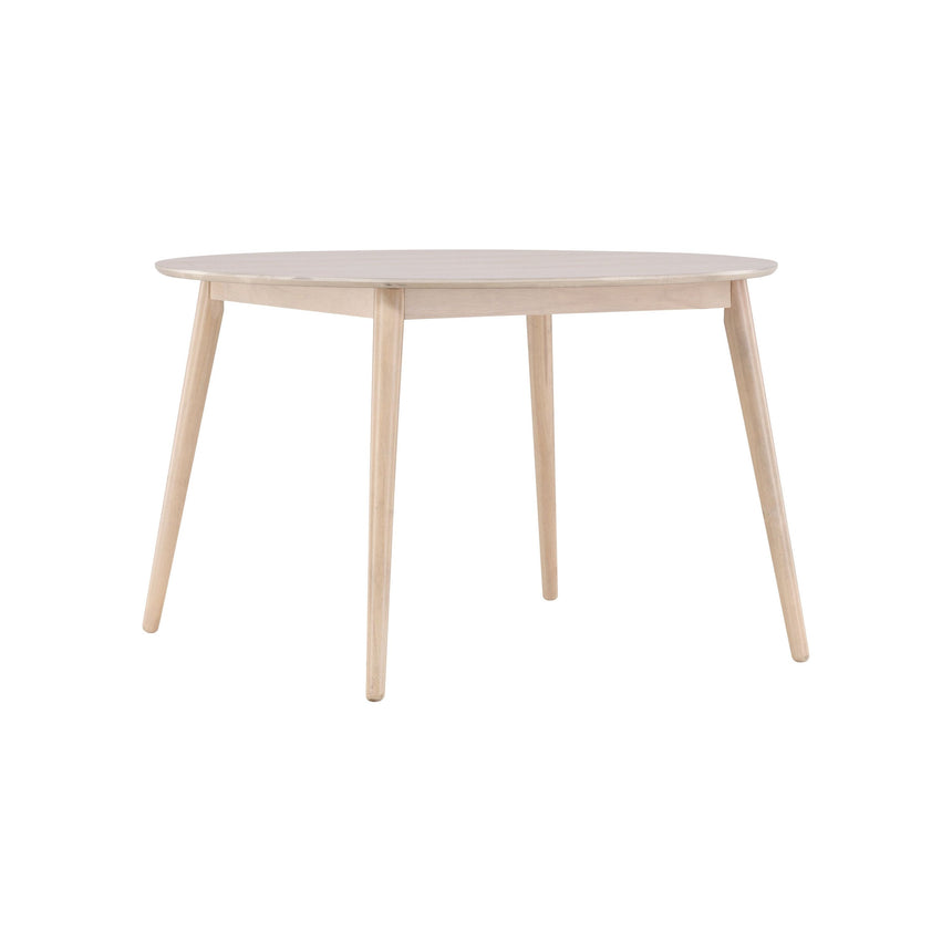 Flora Esstisch - Weiß gekalkt / Furnier 120 x 120 x 75 cm - ZEN ZONE Furniture