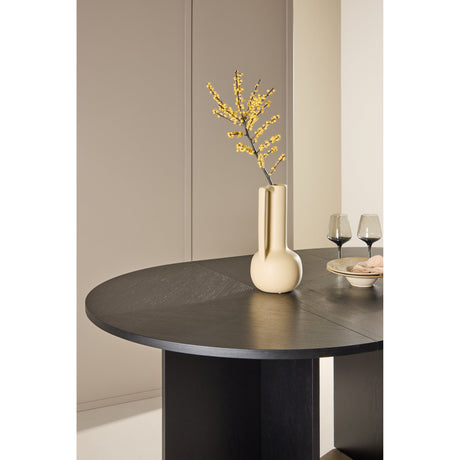 Strada Esstisch - Schwarz / Eichenfurnier 120 x 120 x 74 cm - ZEN ZONE Furniture