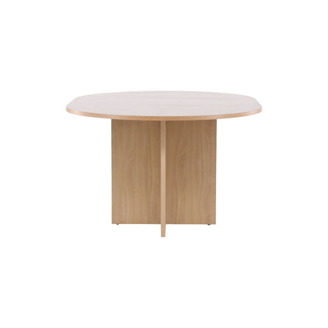Strada Esstisch - Weiß gekalkt / Eiche furniert 120 x 120 x 74 cm - ZEN ZONE Furniture