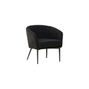 Flauschiger Sessel - Schwarz / Schwarzer Teddy - ZEN ZONE Furniture