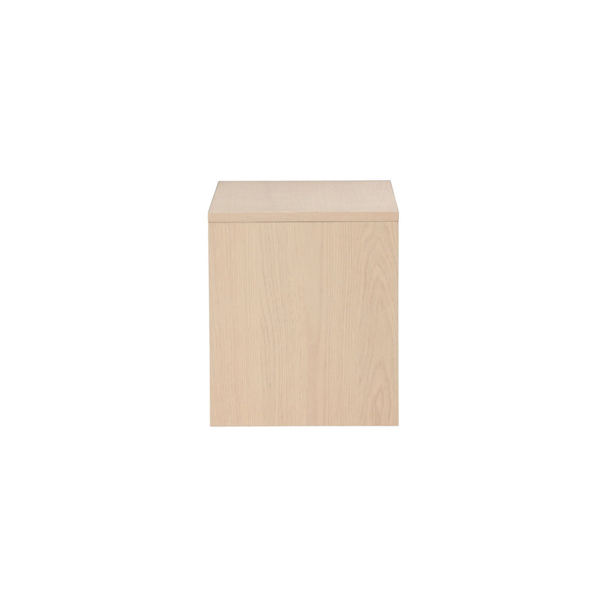 Juni Beistelltisch - Weiß gekalktes Furnier - ZEN ZONE Furniture