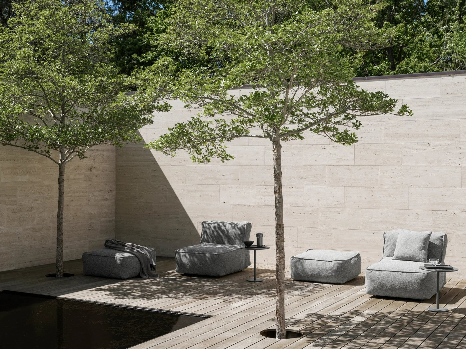 Outdoor Hocker - GROW - (exkl. Bodenplatte) - ZEN ZONE Furniture