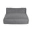 Outdoor 2er Chaiselongue - GROW - (exkl. Bodenplatte) - ZEN ZONE Furniture