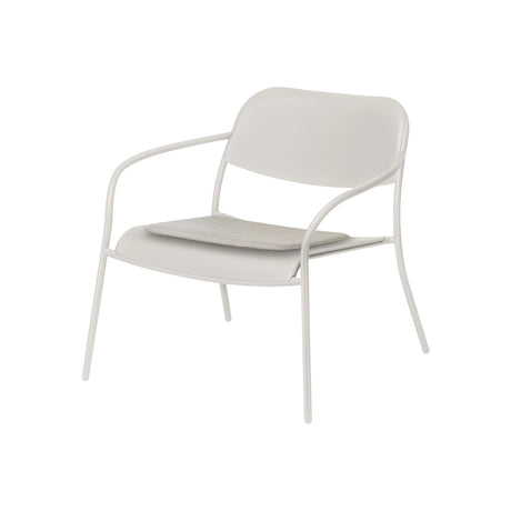 Sitzkissen - YUA - in Melange Gray für Loungesessel, 46x41 cm - ZEN ZONE Furniture