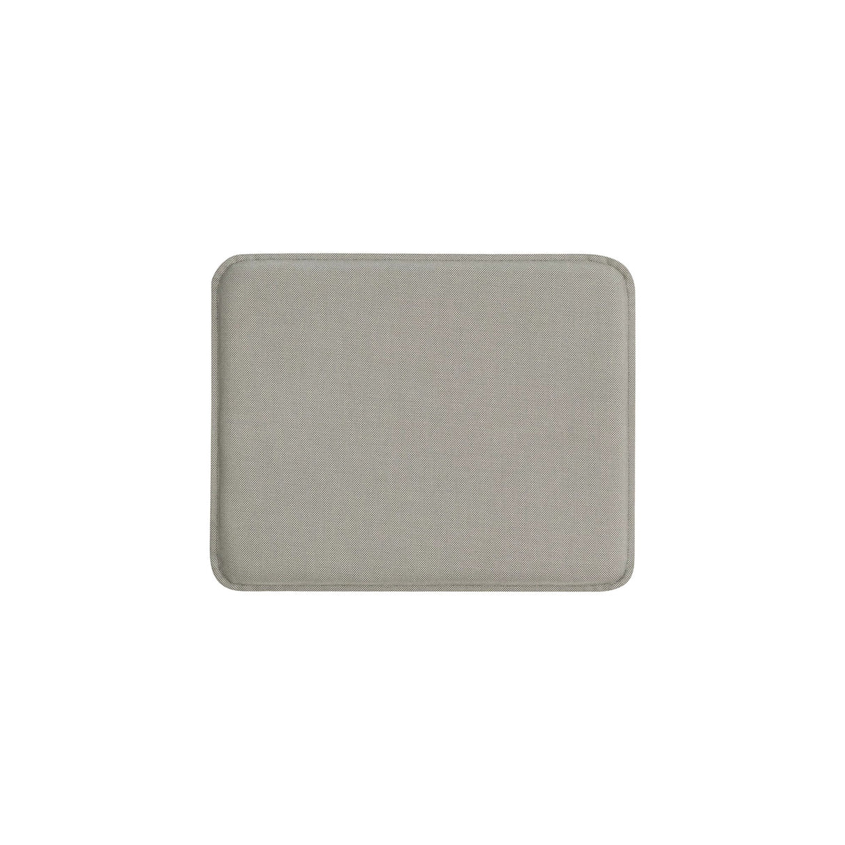 Sitzkissen - YUA - in Melange Gray für Loungesessel, 46x41 cm - ZEN ZONE Furniture