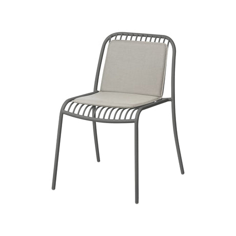 Sitzauflage - YUA - Farbe Melange Gray für Armlehnenstuhl, 39x66 cm - ZEN ZONE Furniture