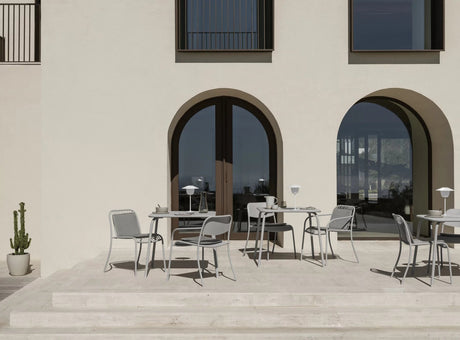 Sitzauflage - YUA - Farbe Melange Gray für Armlehnenstuhl, 39x66 cm - ZEN ZONE Furniture
