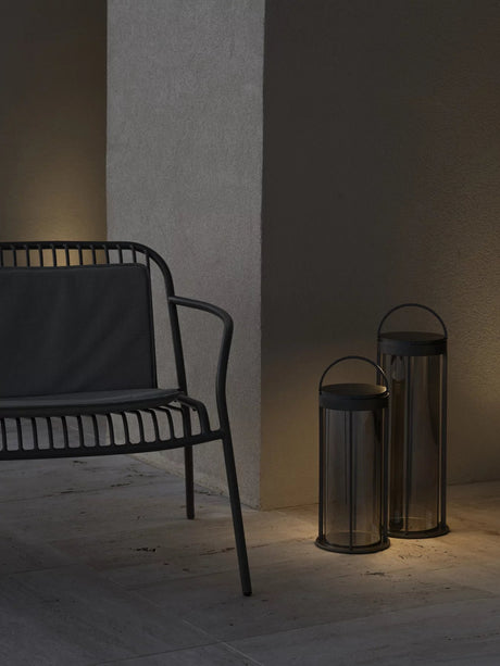 Sitzauflage - YUA - Farbe Melange Gray für Armlehnenstuhl, 39x66 cm - ZEN ZONE Furniture