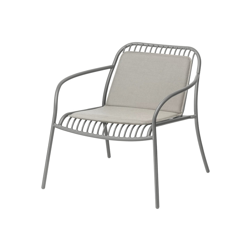 Sitzauflage - YUA - Farbe Melange Gray für Loungesessel, 46x75 cm - ZEN ZONE Furniture