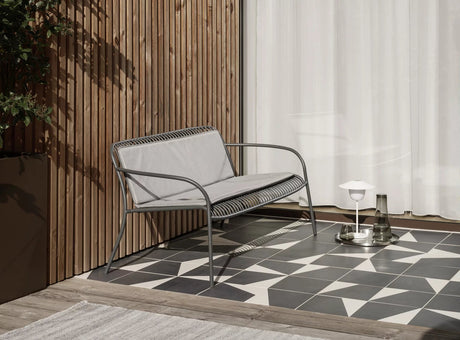 Sitzauflage - YUA - Farbe Melange Gray für Loungesofa, 111x75 cm - ZEN ZONE Furniture