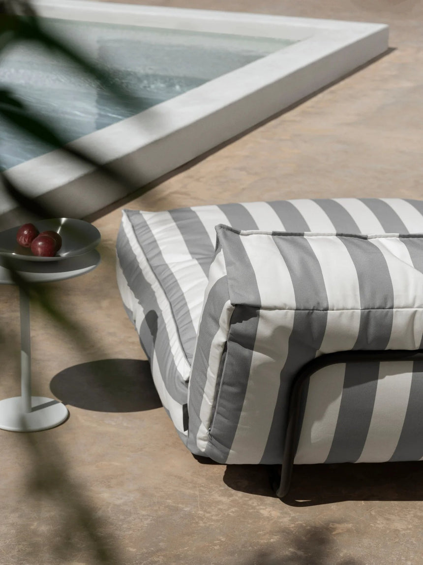 Outdoor-Bett - STAY - gestreift, 120x190 cm - ZEN ZONE Furniture