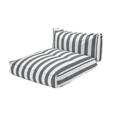 Outdoor-Bett - STAY - gestreift, 120x190 cm - ZEN ZONE Furniture