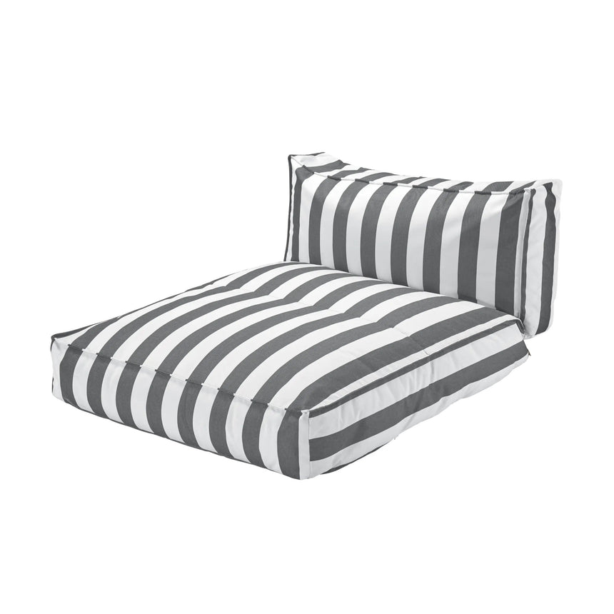 Outdoor-Bett - STAY - gestreift, 120x190 cm - ZEN ZONE Furniture