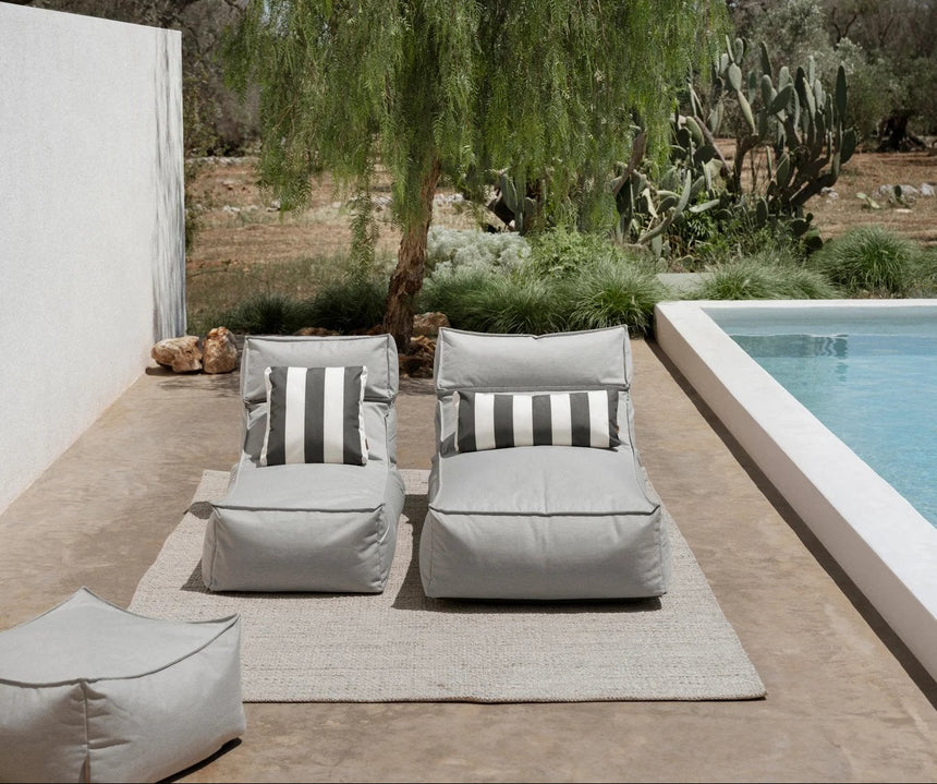 Outdoor-Kissen - STAY - gestreift - 45 x 45 cm - ZEN ZONE Furniture