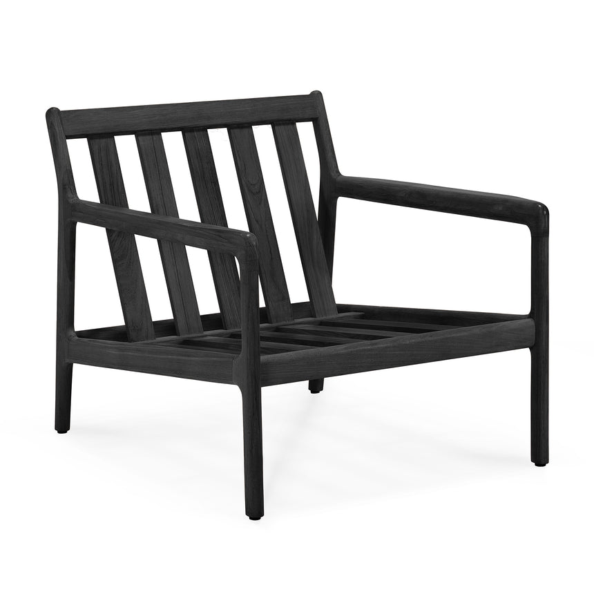 Jack Garten-Loungestuhlgestell - lackiertes Teak - schwarz - 76 x 90 x 74 cm - ZEN ZONE