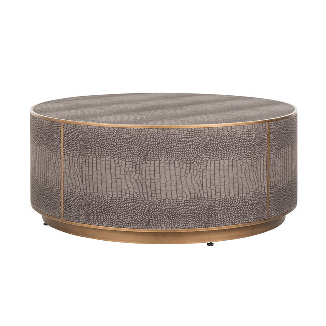 Couchtisch Classio 100Ø  (Brushed Gold) - ZEN ZONE