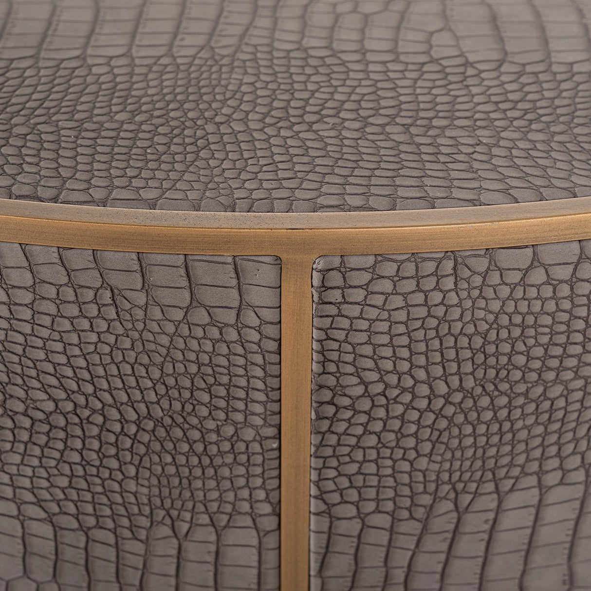 Couchtisch Classio 100Ø  (Brushed Gold) - ZEN ZONE