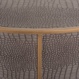 Couchtisch Classio 100Ø  (Brushed Gold) - ZEN ZONE