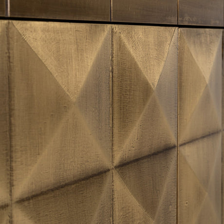 Anrichte Collada 3-Türen (Brushed Gold) - ZEN ZONE