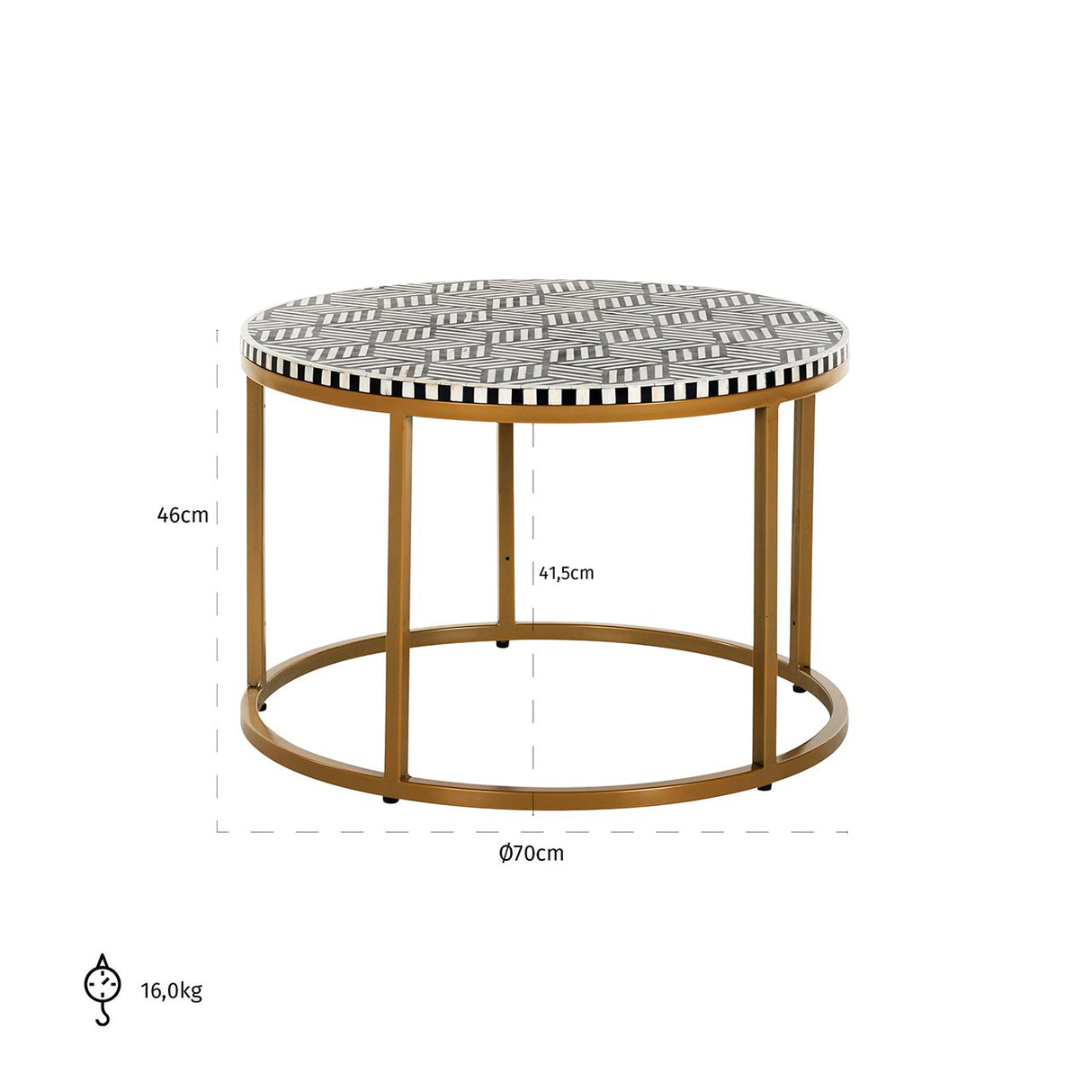Couchtisch Bliss 70Ø - ZEN ZONE