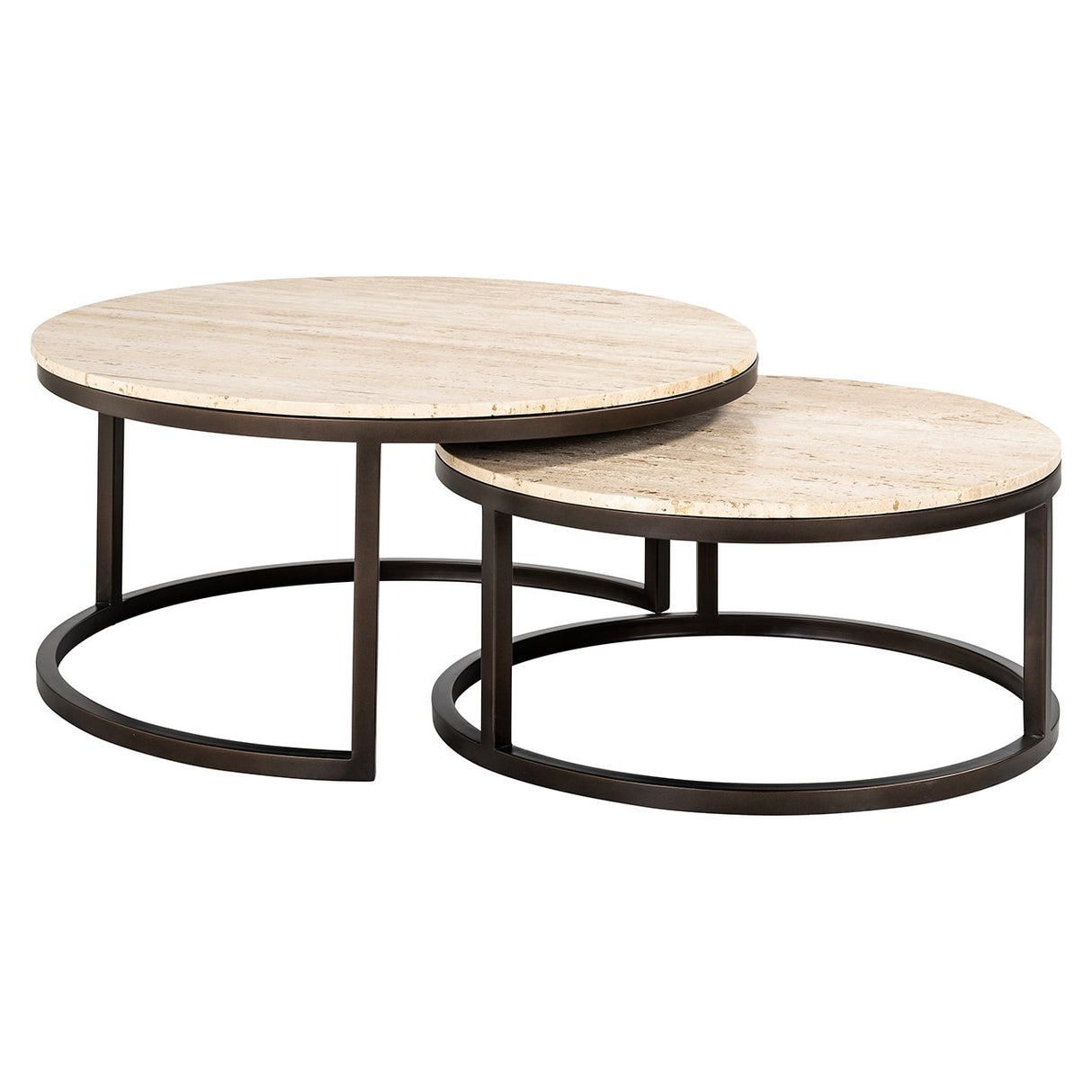 Avalon Couchtisch Set von 2 (Bronze) - ZEN ZONE