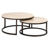 Avalon Couchtisch Set von 2 (Bronze) - ZEN ZONE