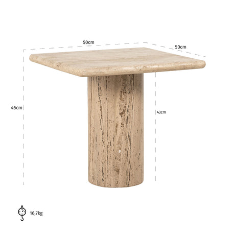 Beistelltisch Hampton (Sand) - ZEN ZONE