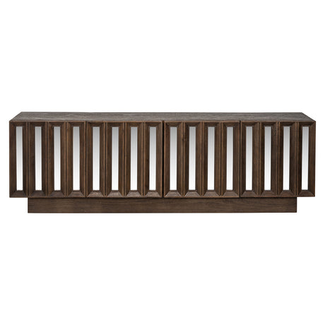 TV-Anrichte Bryant 4 Türen (Brown) - ZEN ZONE Furniture