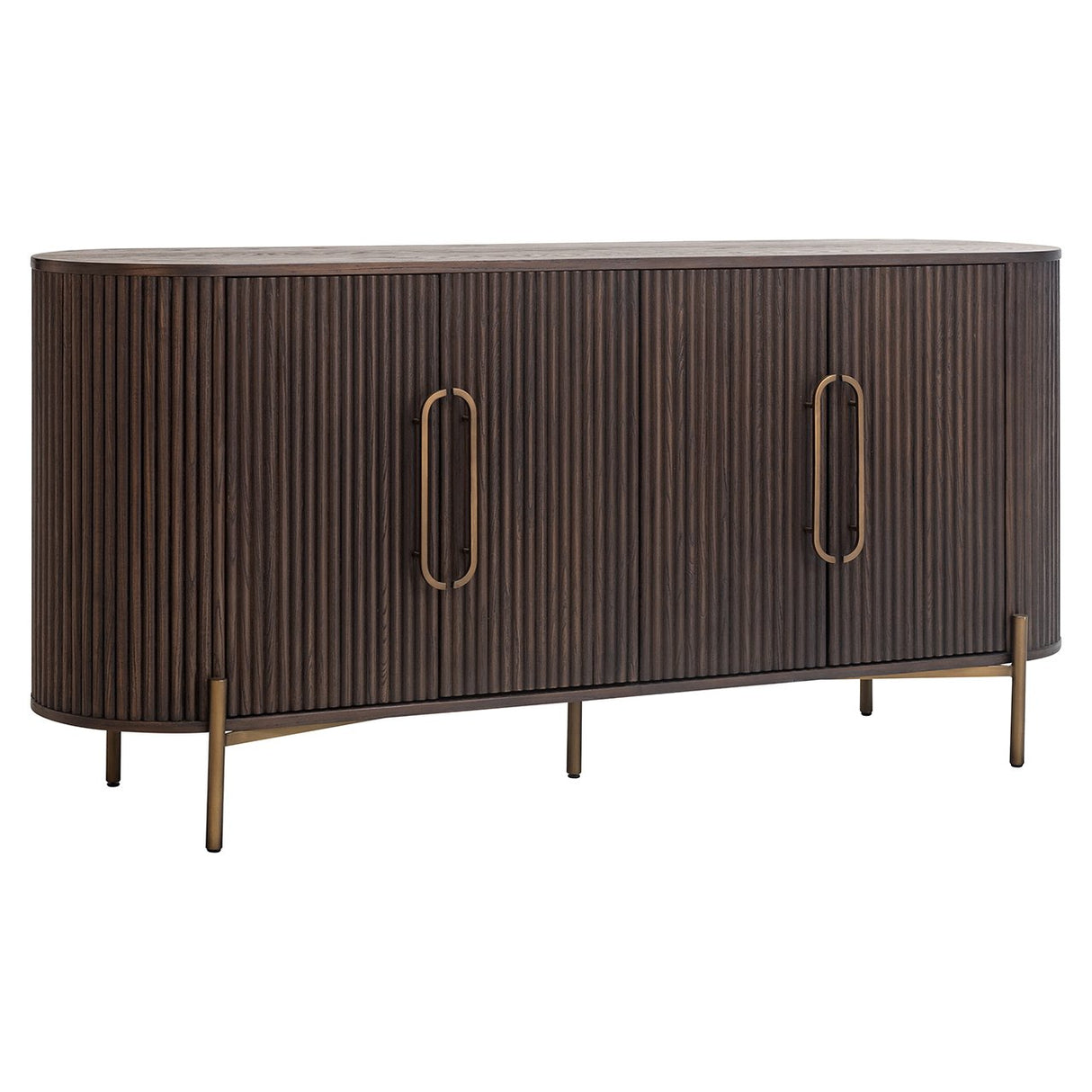 Anrichte Luxor 4-türig (Brown) - ZEN ZONE