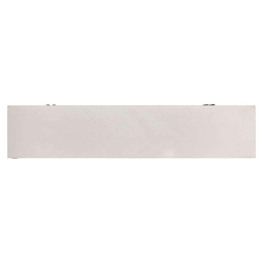 TV Kommode Whitebone brass 4-Türen 200 (Verona Grey) - ZEN ZONE Furniture