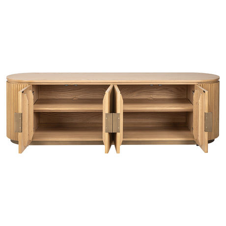 TV-Möbel Belfort 4-türig (Natural oak) - ZEN ZONE Furniture