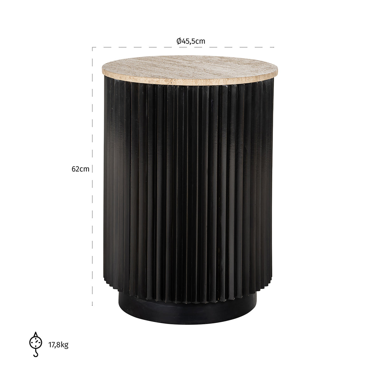 Beistelltisch Hampton 45Ø - ZEN ZONE