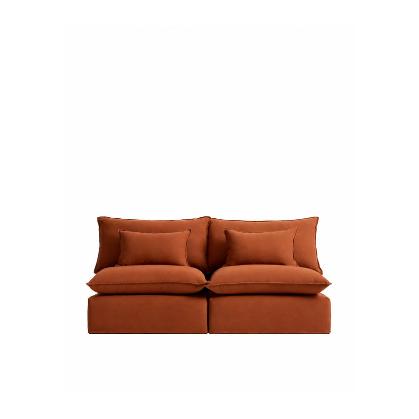 3-Sitzer-Modularsofa Anarela mit abnehmbarem Bezug aus 100 % Leinen, 220 cm, FSC Mix Credit