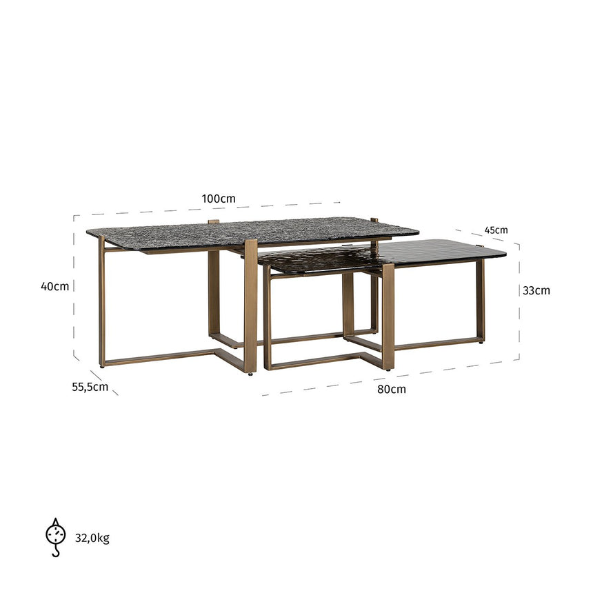 Couchtisch Sterling Set von 2 - ZEN ZONE