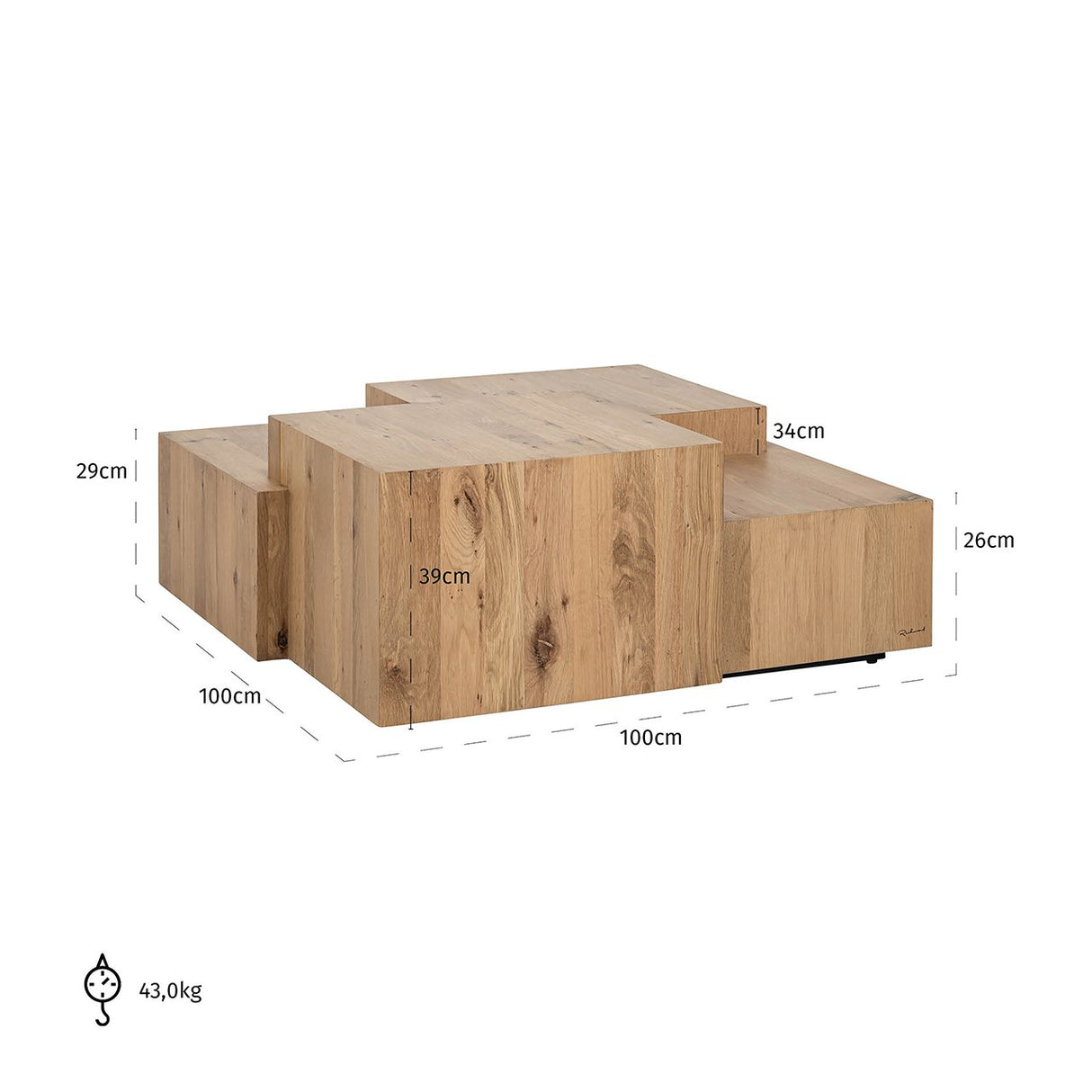 Couchtisch Lennox Nature (Natural) - ZEN ZONE