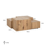 Couchtisch Lennox Nature (Natural) - ZEN ZONE