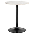 Bistrotisch Carlten weiß 65Ø (Black/white) - ZEN ZONE