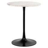 Bistrotisch Carlten weiß 65Ø (Black/white) - ZEN ZONE