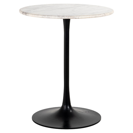 Bistrotisch Carlten weiß 65Ø (Black/white) - ZEN ZONE