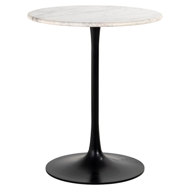 Bistrotisch Carlten weiß 65Ø (Black/white) - ZEN ZONE