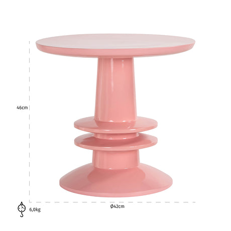 Beistelltisch Josy (Pink) - ZEN ZONE