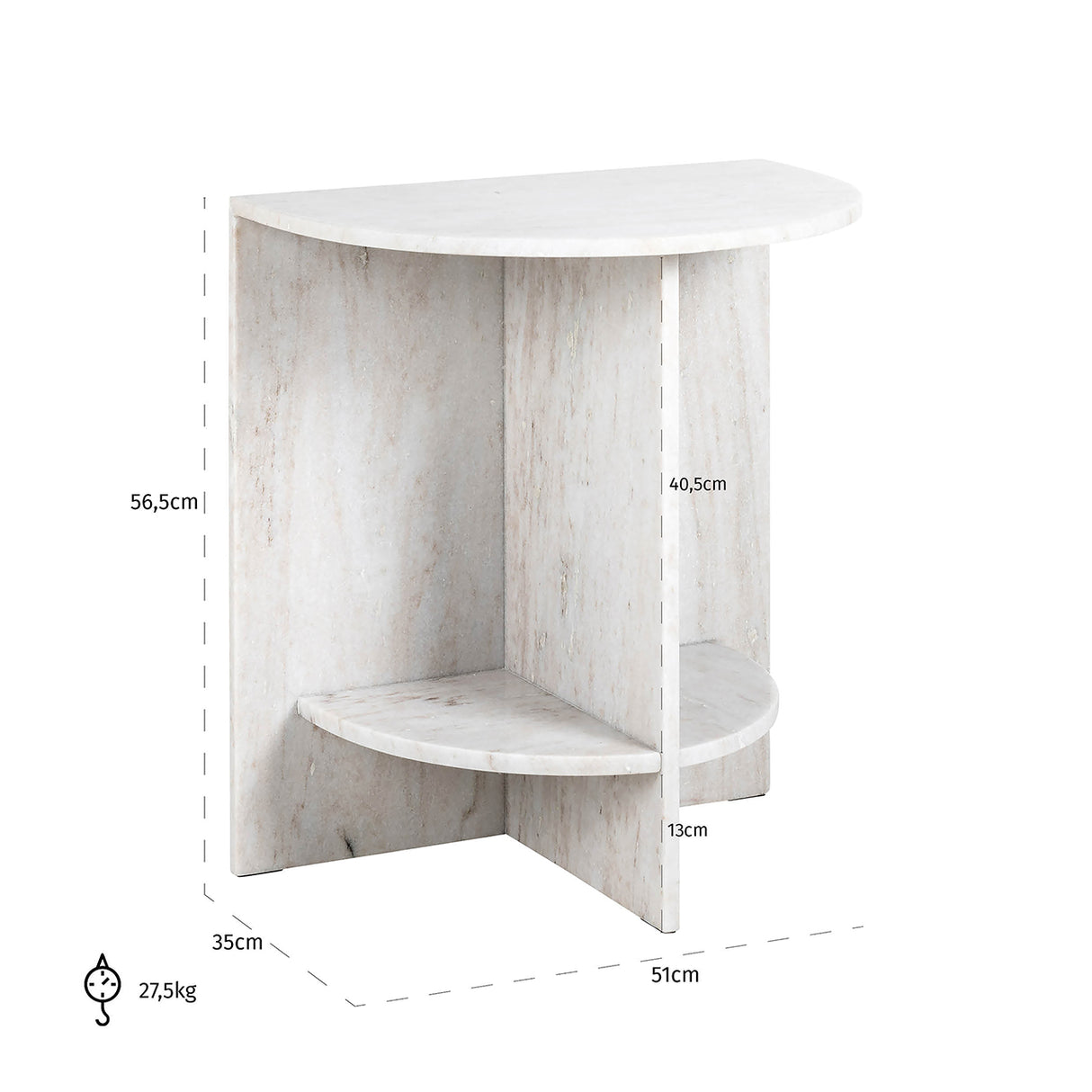 Beistelltisch Lansky (Beige) - ZEN ZONE