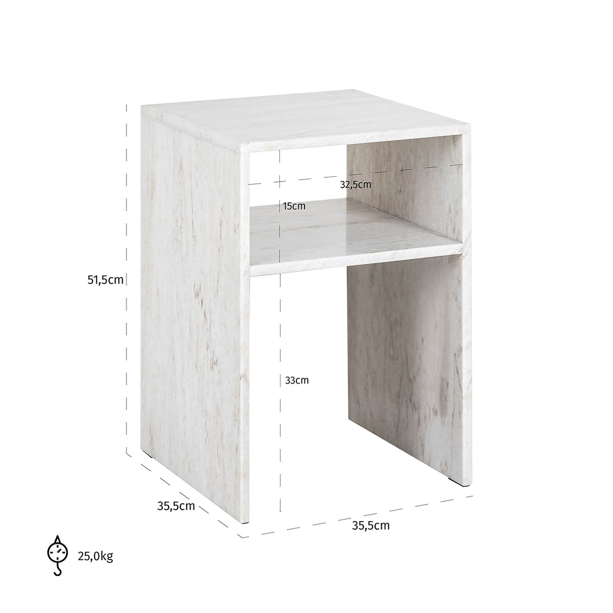 Beistelltisch Moran (Beige) - ZEN ZONE
